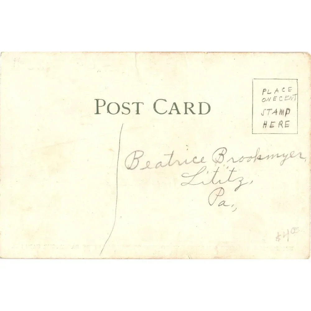 Vintage Postcard Of Whaleback Steamer Christopher Columbus Milwaukee To Chicago